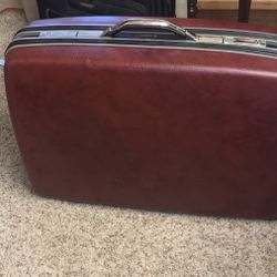 1960s Vintage Samsonite Rolling Luggage