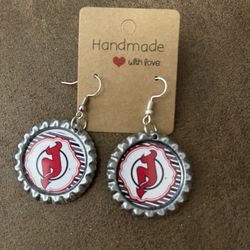 New Jersey Devils Earrings 