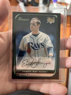 Evan Longoria Signed Card