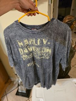 Harley-Davidson Motorcycles Men's XL T Shirt Gray Burnout Wichita Falls Texas