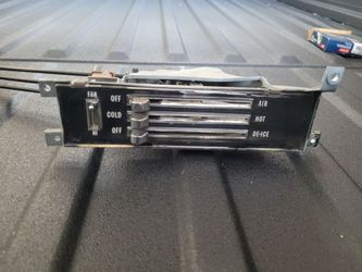 Chevrolet chevelle heater control