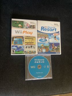 Nintendo Wii Play, Sports, and Sports Resort Game Bundle ($65 Total)