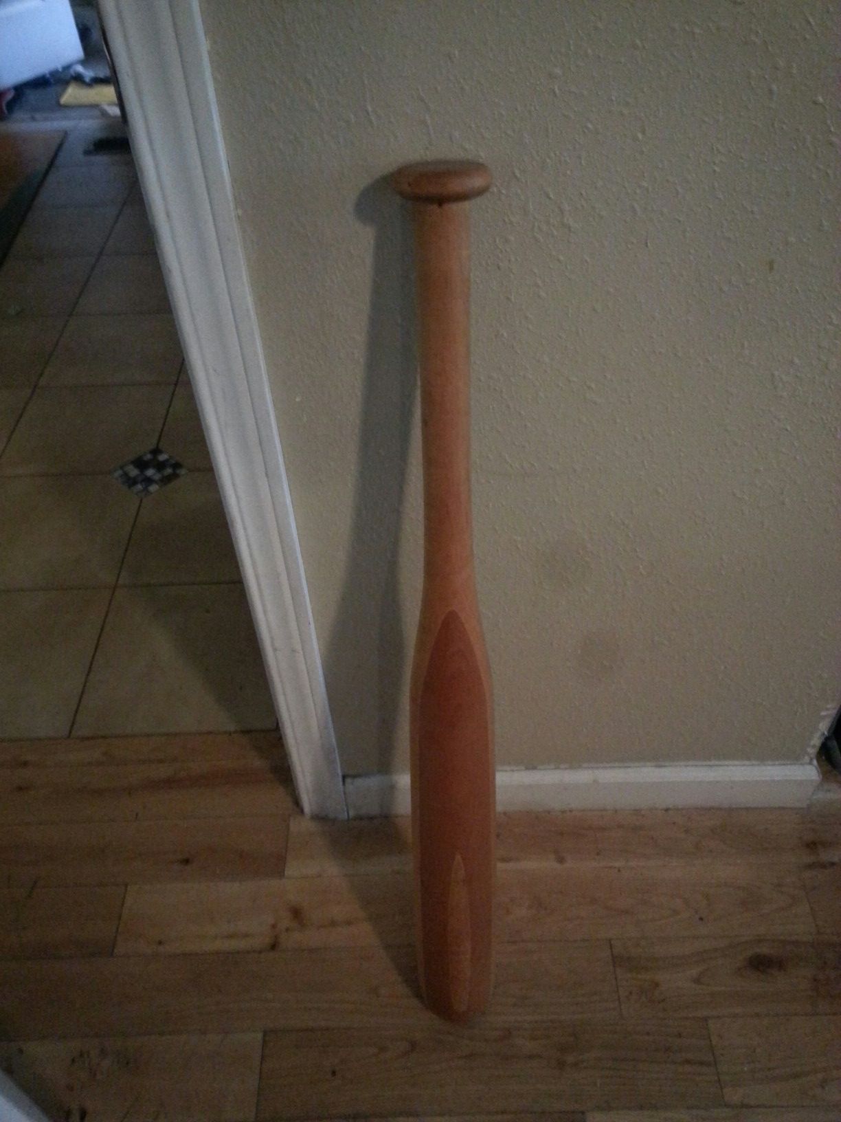 Oversized Solid wood baseball bat