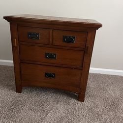Small Night Stand And Tall Dresser 