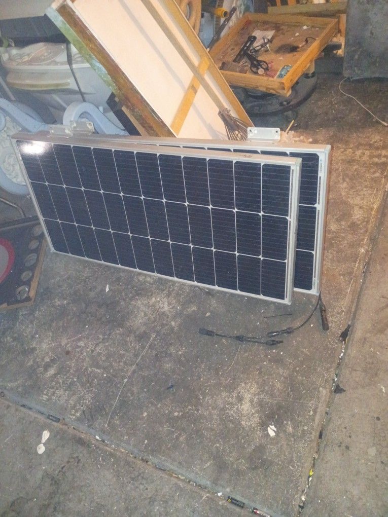 Pair Of Solar Panels