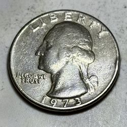 1973 Quarter/no Mint marking & ERRORS - Coin