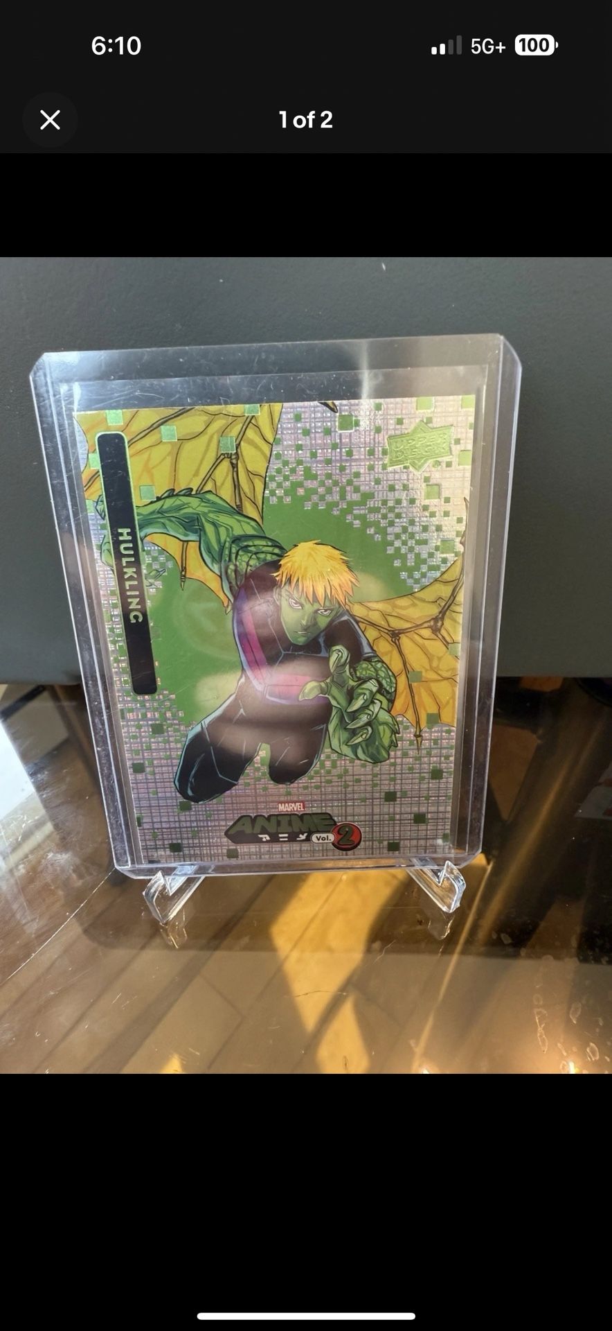 Hulkling - 2023 Upper Deck Marvel Anime Vol. 2 #34 Thatched Foil
