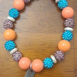 Women's Bead Bracelet With Charm