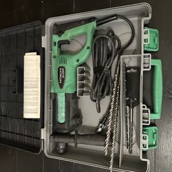 Hitachi SDS DH24PF Rotary Hammer Drill New Just Used Once 3 New Bits $150