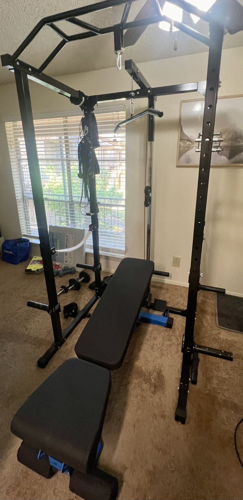 Rep Fitness AB-3000 2.0 FID, Balancefrom Power Cage And Accessories 