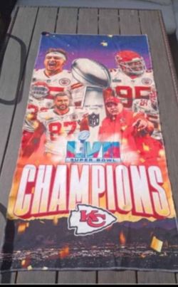 Kansas City Chiefs Super Bowl Towal  New 