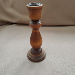 Wooden Candlestick