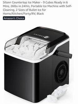 Ice maker, open box