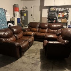 Couch, Loveseat & Recliner