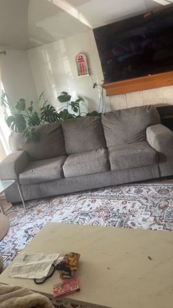 2 Gray Couches 