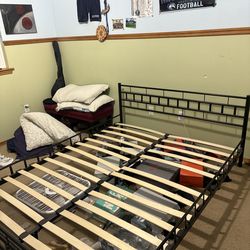 King bed frame and mirror