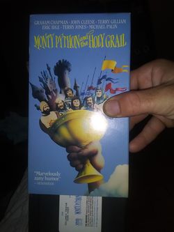 Monty python Holy Grail VHS tape