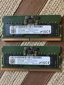 16GB DDR5 SODIMM for laptop