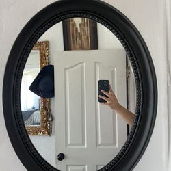 Ornate Oval Mirror