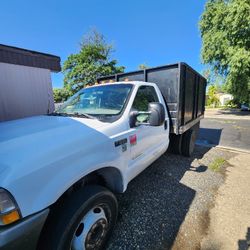 2003 Ford F550 Super Duty Motor 6.4 Box L.10'x8'x4'H 