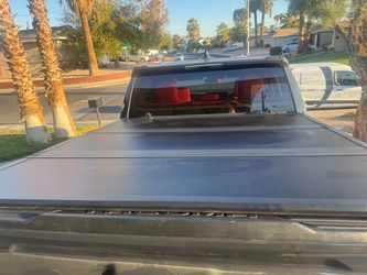 Black Hard Folding Truck Bed Tonneau Cover tacoma 4th gen