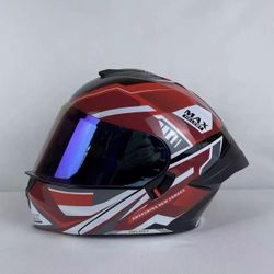 Red Motorcycle Helmet 