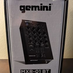 Gemini 2-Channel DJ Mixer w/Bluetooth