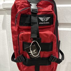 Red Tactical Backpack Rave Hiking Walking Packs First Aid Kits