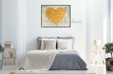 Textured acrylic hand painting