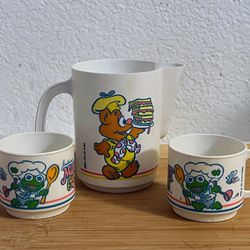 Jim henson muppet babies plastic teacup replacement pieces 1985
