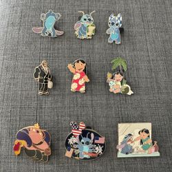 Disney Lilo And Stitch Pin Set