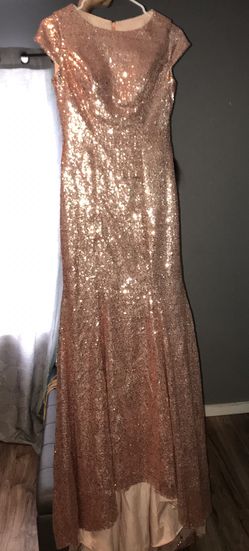 Rose gold dress