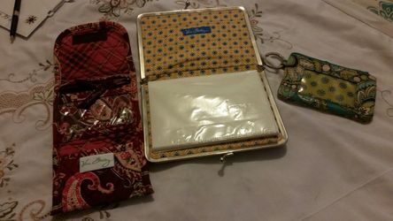 Vera Bradley photo wallet, small wallet and change purse