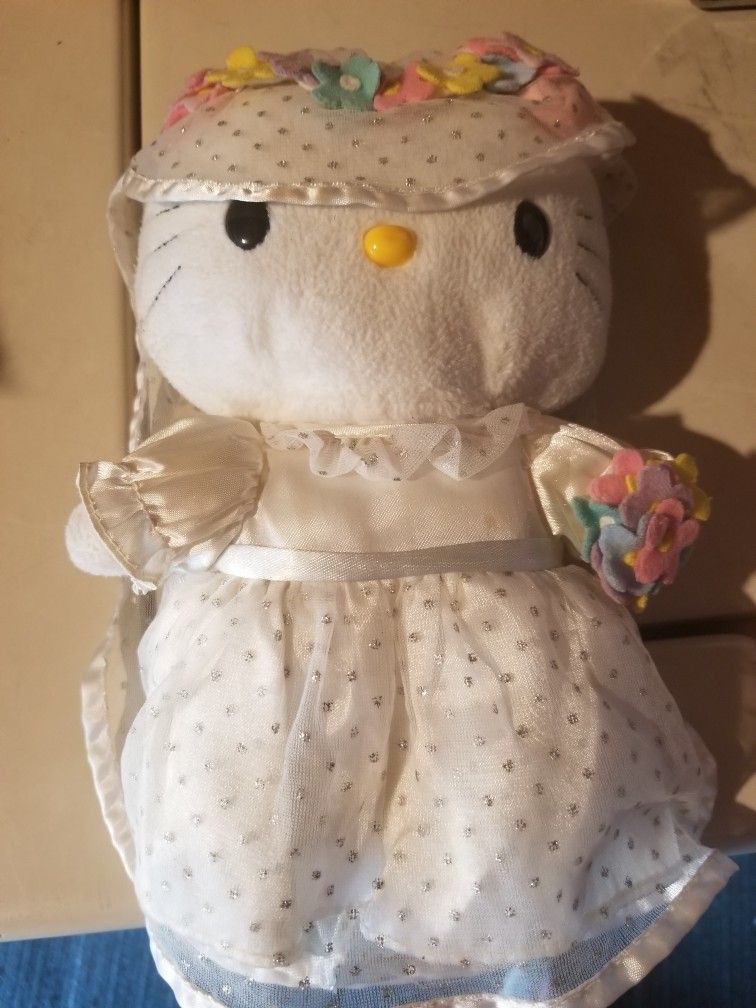 Hello Kitty Plush Bride Wedding Vintage