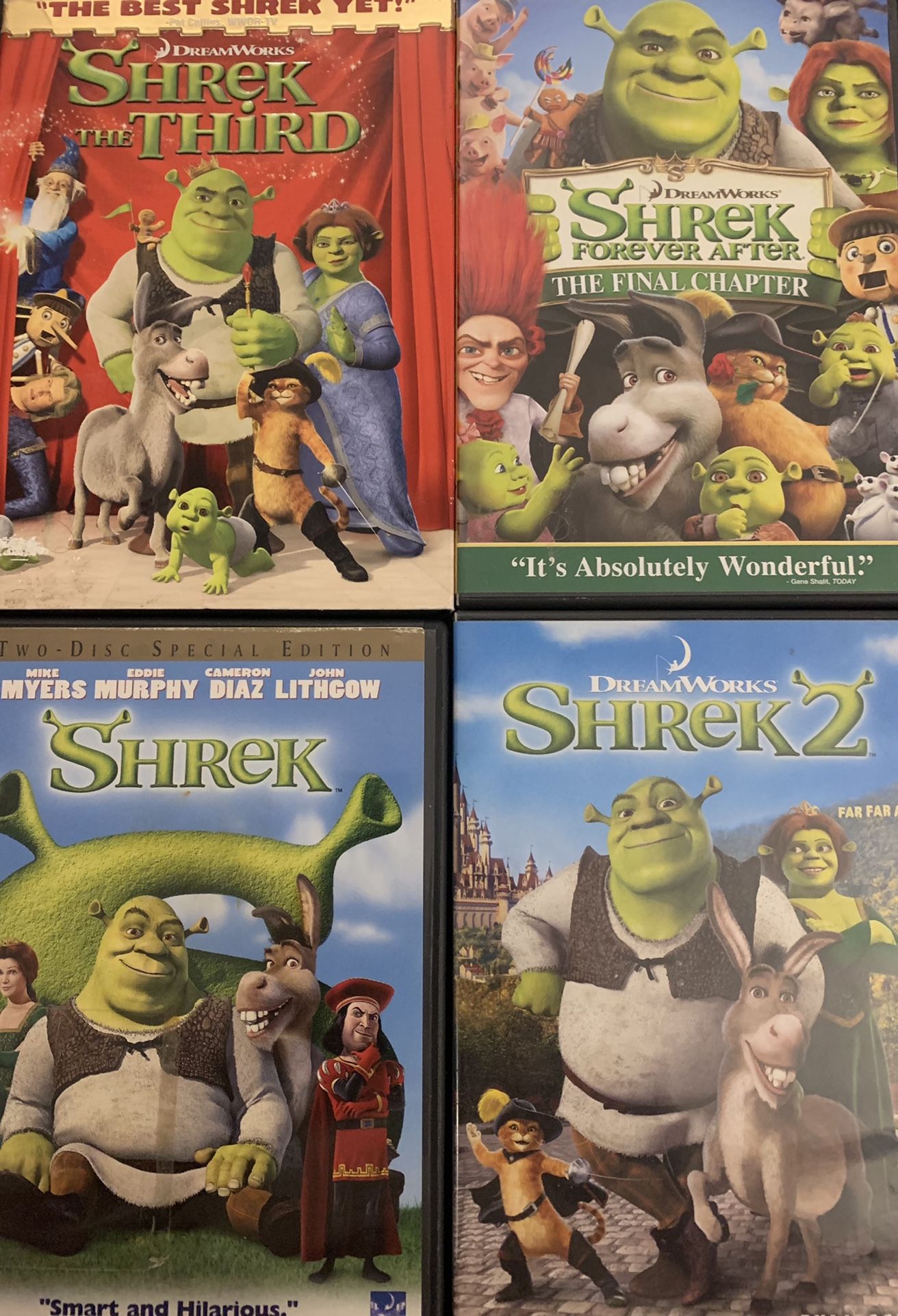 SHREK 1-4 Bundle (DVD)