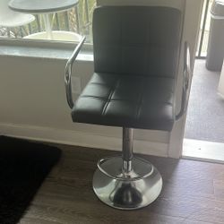 Silla Tipo Bar Gris 
