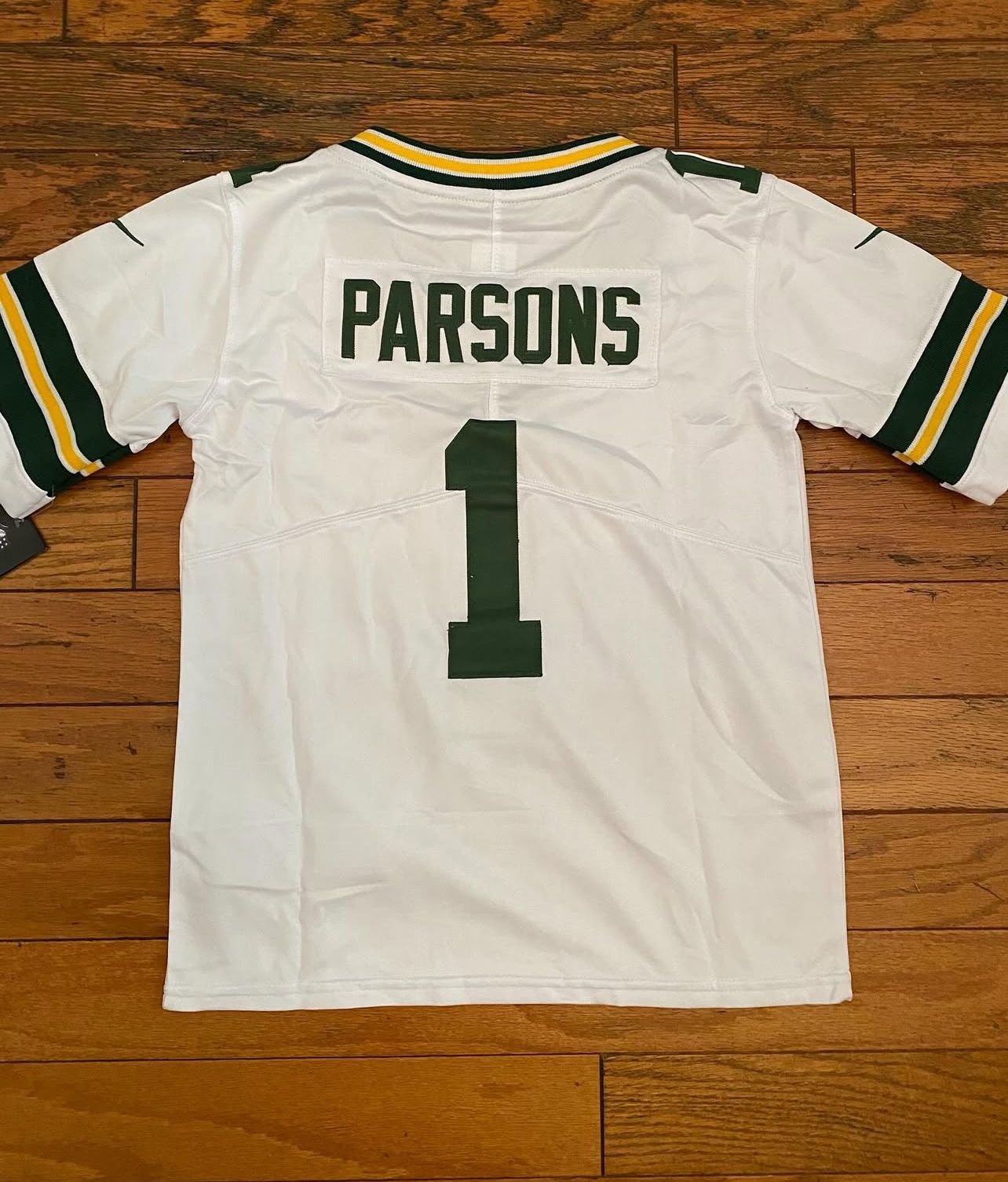 Youth Adult Golden NFL White Or Green Parsons Green Bay Packers Josh Jacobs Jersey #8 Fully Stitched