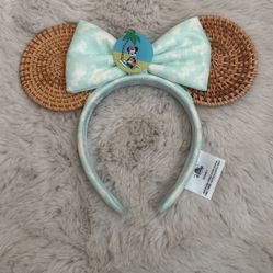 Minnie Mouse Summer Rattan Ears