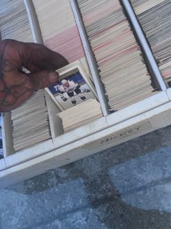 Hockey and football cards