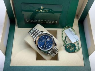 Rolex Datejust 41 126300 Blue Stick Full Set