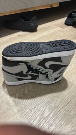 Air Jordan 1 Retro High Shadow Grey Black with box size 8