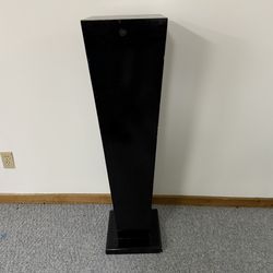 Tall Tapered Angle Display Pedestal Stand Black