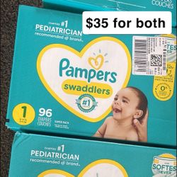 Pampers Size 1 192 Diapers 