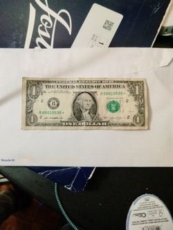 2013 Star Note Dollar Bill