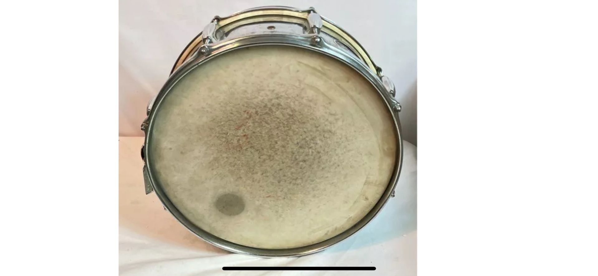 Whitehall Snare Drum With Travel Case And Vintage Sheet Music