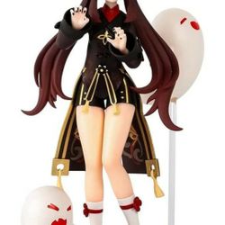 Genshin Impact Hutao Genshin Figures-1:7 Scale Authentic Game Character Sculpture Genshin Impact Action Figurine Merch PVC Toys Girl Dolls Desktop Dec