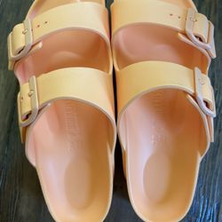 Birkenstock EVA 39 Papaya Orange New In Box Authentic