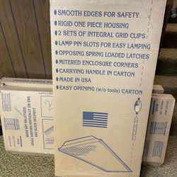 24”x48” Drop Ceiling Light Fixtures 