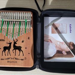 17 Key Kalimba With Case And Book