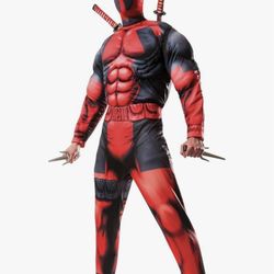 Marvel Rubie's Men's Universe Classic Muscle Chest Deadpool Costume
